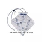 Dover™ Needle Sampling Urine Drainage Bag, 2000ML, 48IN Tubing