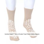 Cardinal Health™ Terry In Double Tread Patient Safety Slippers, Tan, 3X-Large