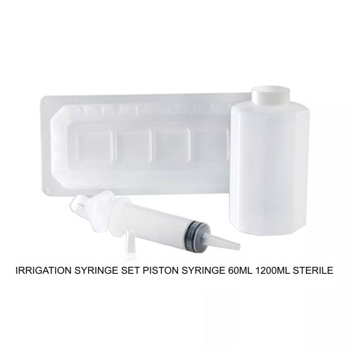 IRRIGATION SYRINGE SET PISTON SYRINGE 60ML 1200ML STERILE