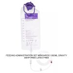 FEEDING ADMINISTRATION SET KANGAROO 1000ML GRAVITY DEHP-FREE LATEX FREE