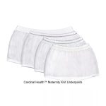 Cardinal Health™ Maternity Knit Underpants, WINGS™, Seamless Sides, Gray Purple, 2X-Large/3X-Large