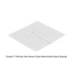 Excilon™ Premium Non-Woven Drain Antimicrobial Gauze Sponge, Sterile, 4 x 4IN, 6 Ply