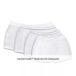 Cardinal Health™ Maternity Knit Underpants, WINGS™, Seamless Sides, White, 4X-Large