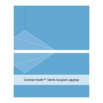 Cardinal Health™ Sterile Surgical Leggings, 31 x 48IN