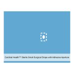 Cardinal Health™ Sterile Small Surgical Drape with Adhesive Aperture, 43 x 56IN