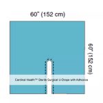 Cardinal Health™ Sterile Surgical U-Drape with Adhesive, 60 x 60IN