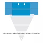 Cardinal Health™ Sterile Under-Buttocks Surgical Drape with Pouch, 38 x 15IN