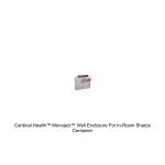 Cardinal Health™ Monoject™ Wall Enclosure For In-Room Sharps Container, 2 and 5 Quart