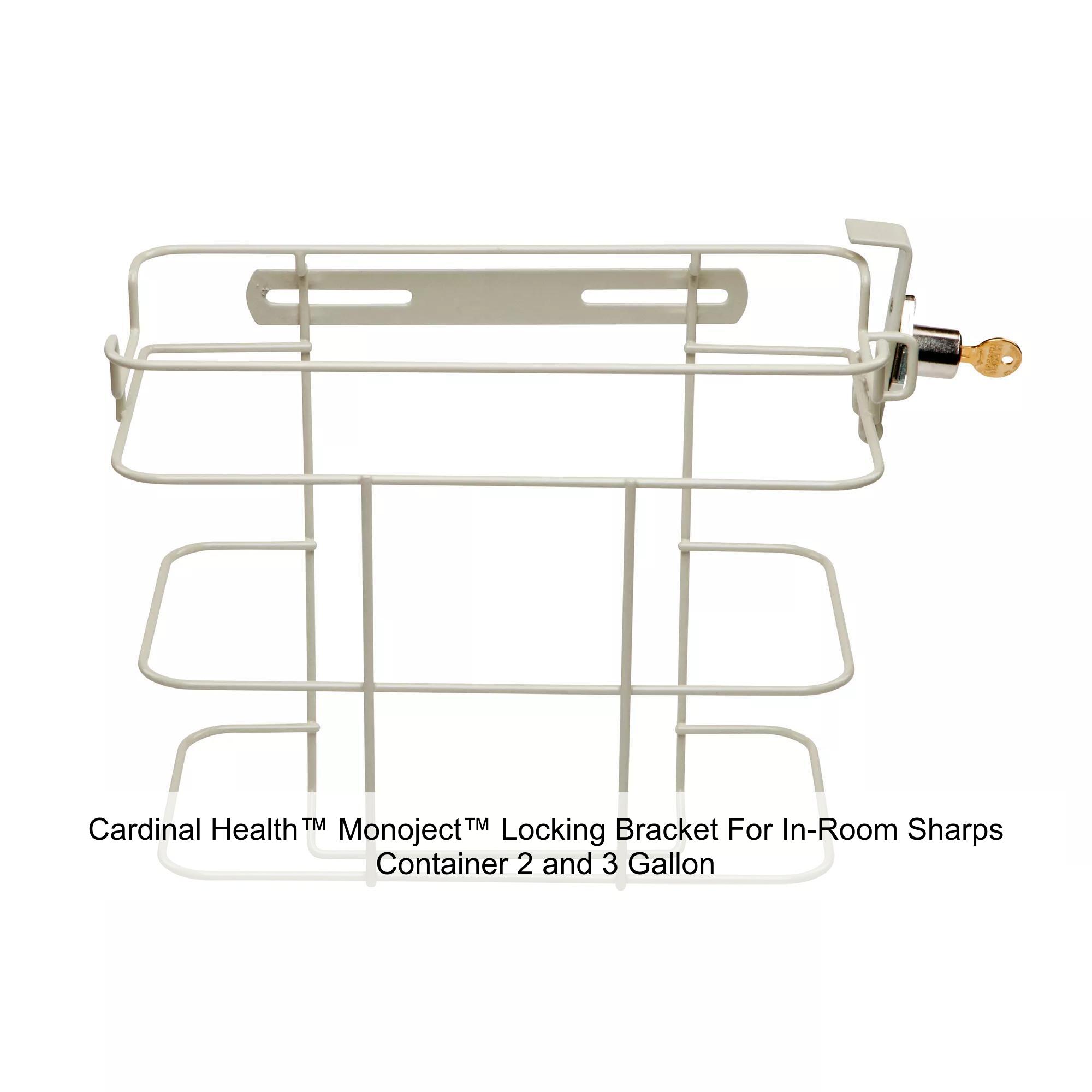Cardinal Health™ Monoject™ Locking Bracket For In-Room Sharps Container 2 and 3 Gallon