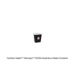 Cardinal Health™ Monoject™ RCRA Hazardous Waste Container, Slide Lid, Black, 12 Gallon