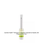 Cardinal Health™ Monoject™ Standard Hypodermic Needle with Polypropylene Hub, Thin Wall, Rigid Pack, Lime, 19GA x 1IN