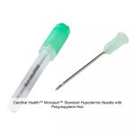 Cardinal Health™ Monoject™ Standard Hypodermic Needle with Polypropylene Hub, Short Bevel, Rigid Pack, Blue, 22GA x 1IN