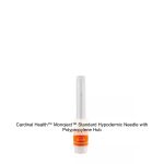 Cardinal Health™ Monoject™ Standard Hypodermic Needle with Polypropylene Hub, Rigid Pack, Orange, 23GA x 0.75IN