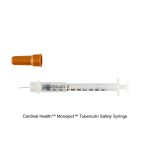 Cardinal Health™ Monoject™ Tuberculin Safety Syringe, 1ML, 28GA x 0.5IN