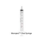 Monoject™ Oral Syringe, 3ML, 0.1ML Graduation, Clear