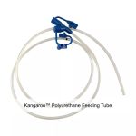 Kangaroo™ Polyurethane Feeding Tube, Radiopaque Line, Dual Port, Non Weighted, 8FR, 36IN