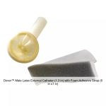 Dover™ Male Latex External Catheter (1.3 in) with Foam Adhesive Strap (6 in x1 in)