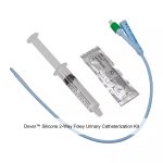 Dover™ Silicone 2-Way Foley Urinary Catheterization Kit, 18FR, 5ML