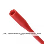Dover™ Robinson Red Rubber Smooth Rounded Tip Urinary Urethral Catheter, 20FR