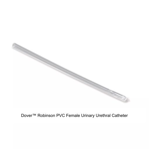 Dover™ Robinson PVC Female Urinary Urethral Catheter, 14FR