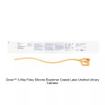 Dover™ 3-Way Foley Silicone Elastomer Coated Latex Urethral Urinary Catheter, 20FR, 5ML