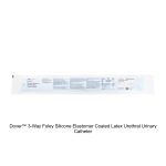 Dover™ 3-Way Foley Silicone Elastomer Coated Latex Urethral Urinary Catheter, 24FR, 5ML