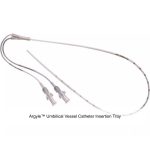 Argyle™ Umbilical Vessel Catheter Insertion Tray, Polyurethane Dual Lumen, 5FR
