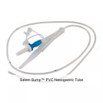 Salem Sump™ PVC Nasogastric Tube, Radiopaque Line, Anti Reflux Valve, 18FR, 48IN