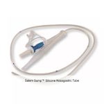 Salem Sump™ Silicone Nasogastric Tube, Radiopaque Line, Anti Reflux Valve, 18FR, 48IN