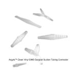Argyle™ Clean Vinyl SIMS Surgical Suction Tubing Connector, 0.188-0.438IN