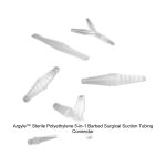 Argyle™ Sterile Polyethylene 5-in-1 Barbed Surgical Suction Tubing Connector, 0.313-0.563IN