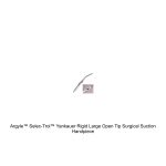 Argyle™ Selec-Trol™ Yankauer Rigid Large Open Tip Surgical Suction Handpiece, 24FR