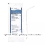 Argyle™ Soft PVC Right Angle Radiopaque Line Thoracic Catheter, 36FR, 20IN, 6 Eyelet, Flexible Package