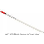 Argyle™ Soft PVC Straight Radiopaque Line Thoracic Catheter, 12FR, 20IN, 4 Eyelet, Rigid Escon Tube Package