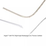 Argyle™ Soft PVC Right Angle Radiopaque Line Thoracic Catheter, 40FR, 20IN, 6 Eyelet, Rigid Escon Tube Package