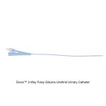 Dover™ 2-Way Foley Silicone Urethral Urinary Catheter, 8FR, 3ML
