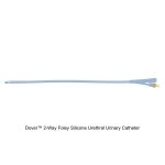 Dover™ 2-Way Foley Silicone Urethral Urinary Catheter, 20FR, 5ML