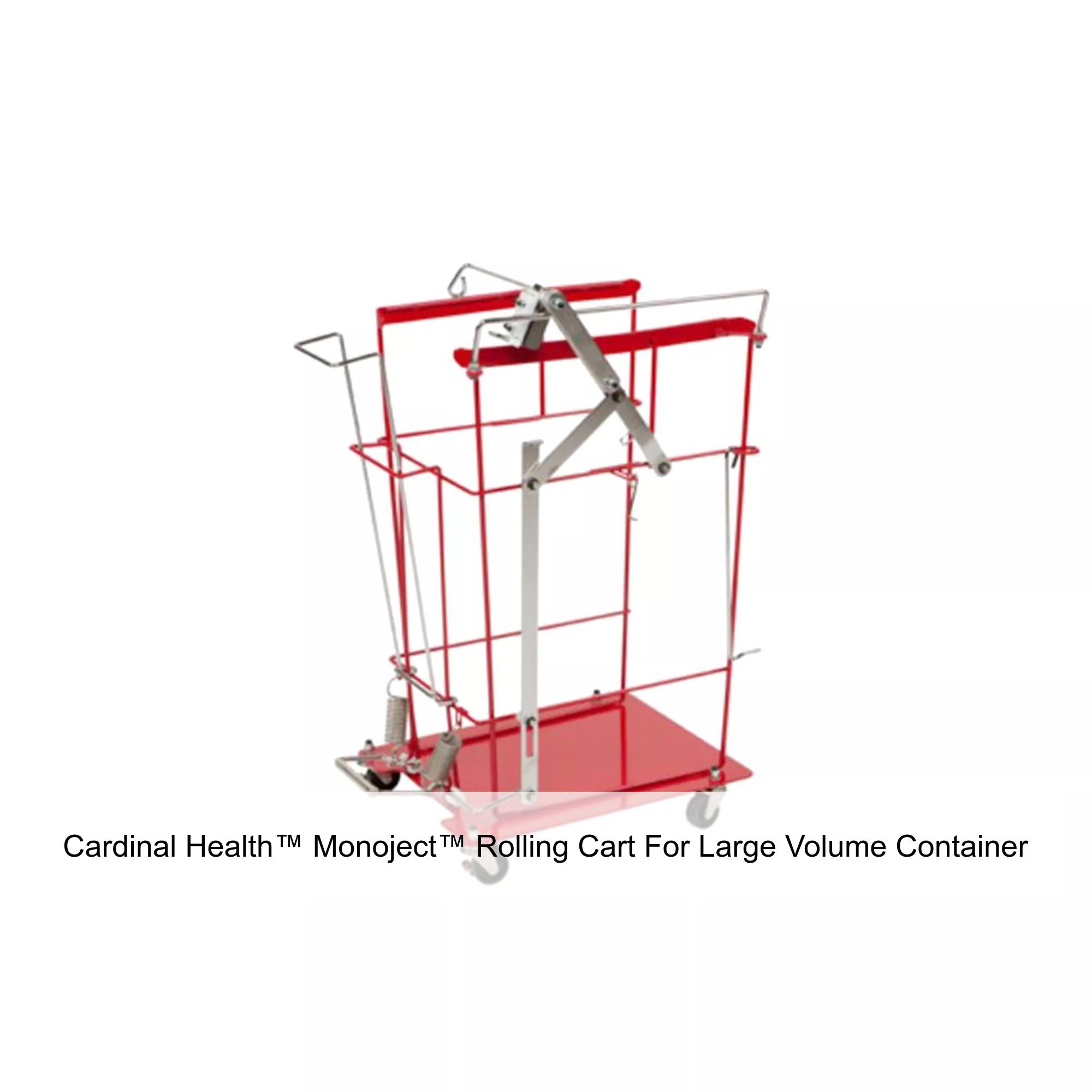 Cardinal Health™ Monoject™ Rolling Cart For Large Volume Container, 30 Gallon