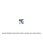 GAUZE SPONGE NON-WOVEN CURITY 3INX3IN 4-PLY NON-STERILE