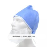Cardinal Health™ Surgical Beard Cover, Full Coverage, Elastic, White