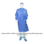 Cardinal Health™ AAMI Level 3 Sterile Non-Reinforced SMS Surgical Gown with Set-In Sleeve, Blue, 3X-Large