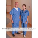 ENCOMPASS® Evolution Super Soft scrub pants with Drawstring Waist providing a fresh, clean and professional image size S