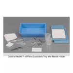 Cardinal Health™ 32 Piece Laceration Tray with Needle Holder, for California Customers Only