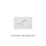 Cardinal Health™ Lister Bandage Scissors, Angled Nodule/Blunt, Polished, 7.25IN