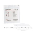 Cardinal Health™ Premium Super Fluff Woven Gauze Sponge, 4 x 4IN, 12 Ply