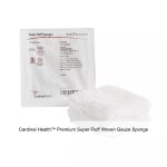 Cardinal Health™ Premium Super Fluff Woven Gauze Sponge, 6 x 6.75IN, Sterile, 10 Each