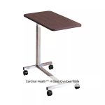 Cardinal Health™ H Base Overbed Table, Walnut