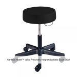 Cardinal Health™ Valve Pneumatic Height Adjustable Exam Stool, Backless, Black