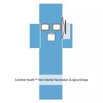 Cardinal Health™ Non-Sterile Pacemaker Surgical Drape, 80 x 150IN