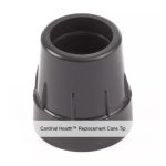 Cardinal Health™ Replacement Cane Tip, 5/8IN, Black